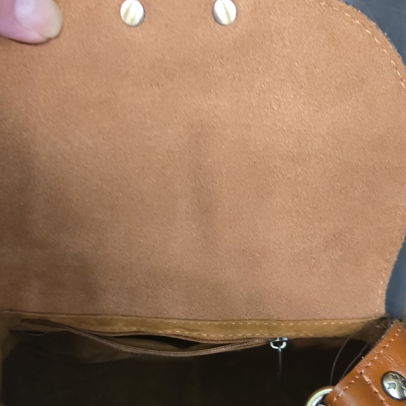 Patricia Nash Tan and Brown Map Print Shoulder Bag - Picture 8 of 16